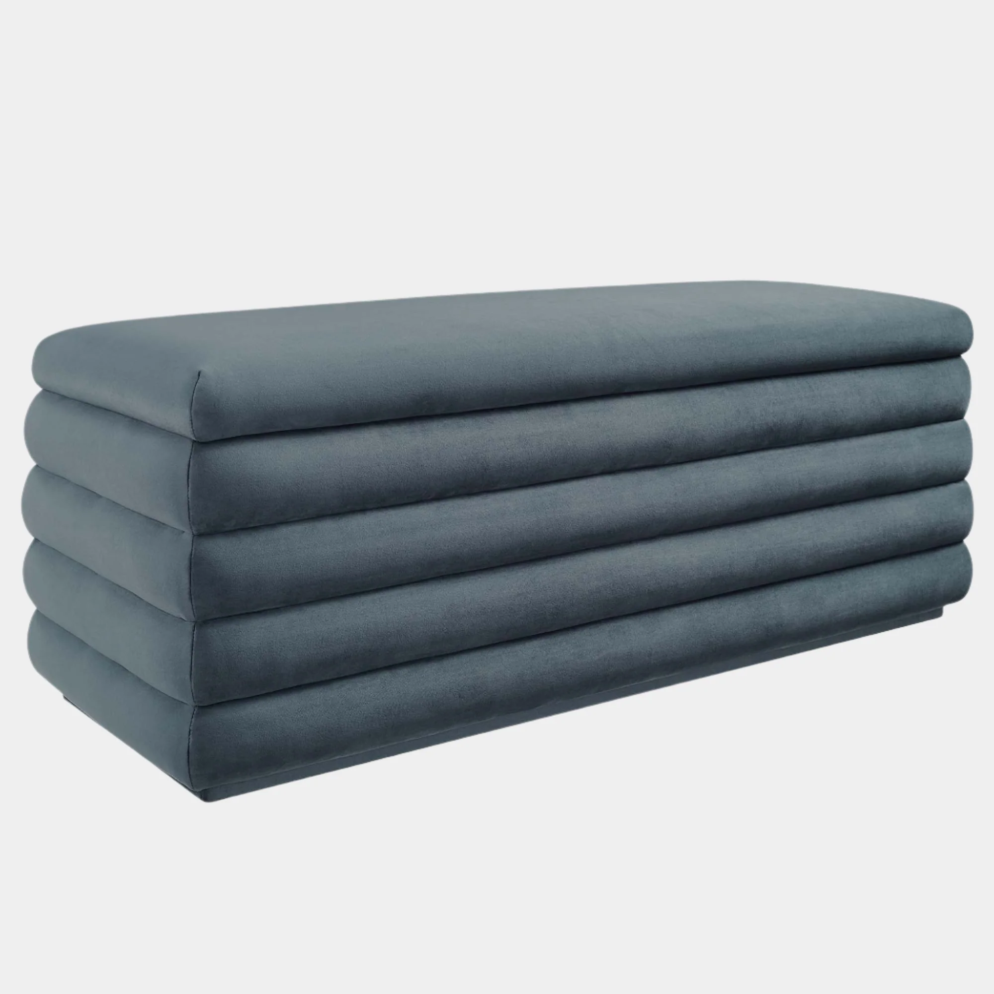 Mezzo Upholstered Performance Velvet Storage Bench - Image 23