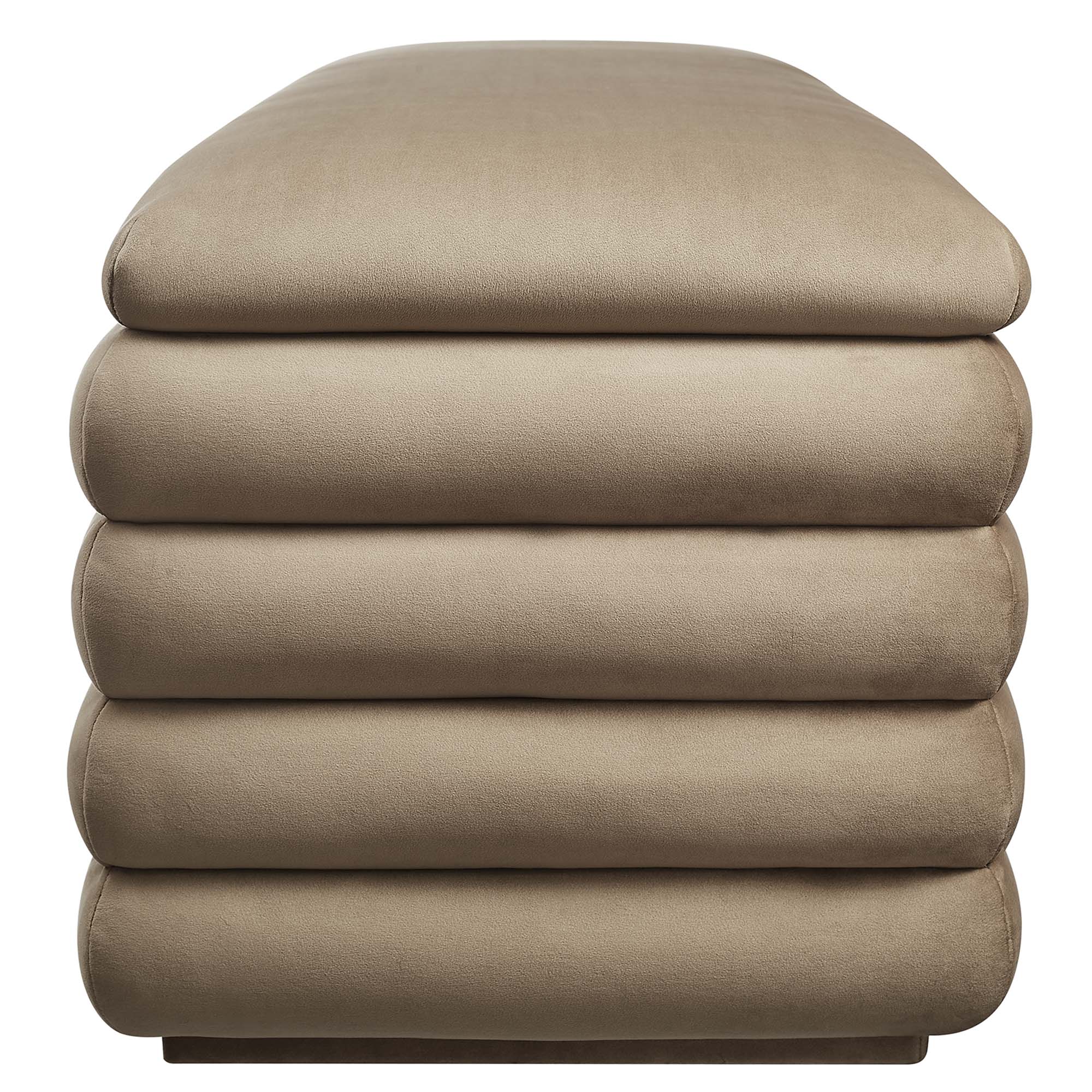 Mezzo Upholstered Performance Velvet Storage Bench - Image 5