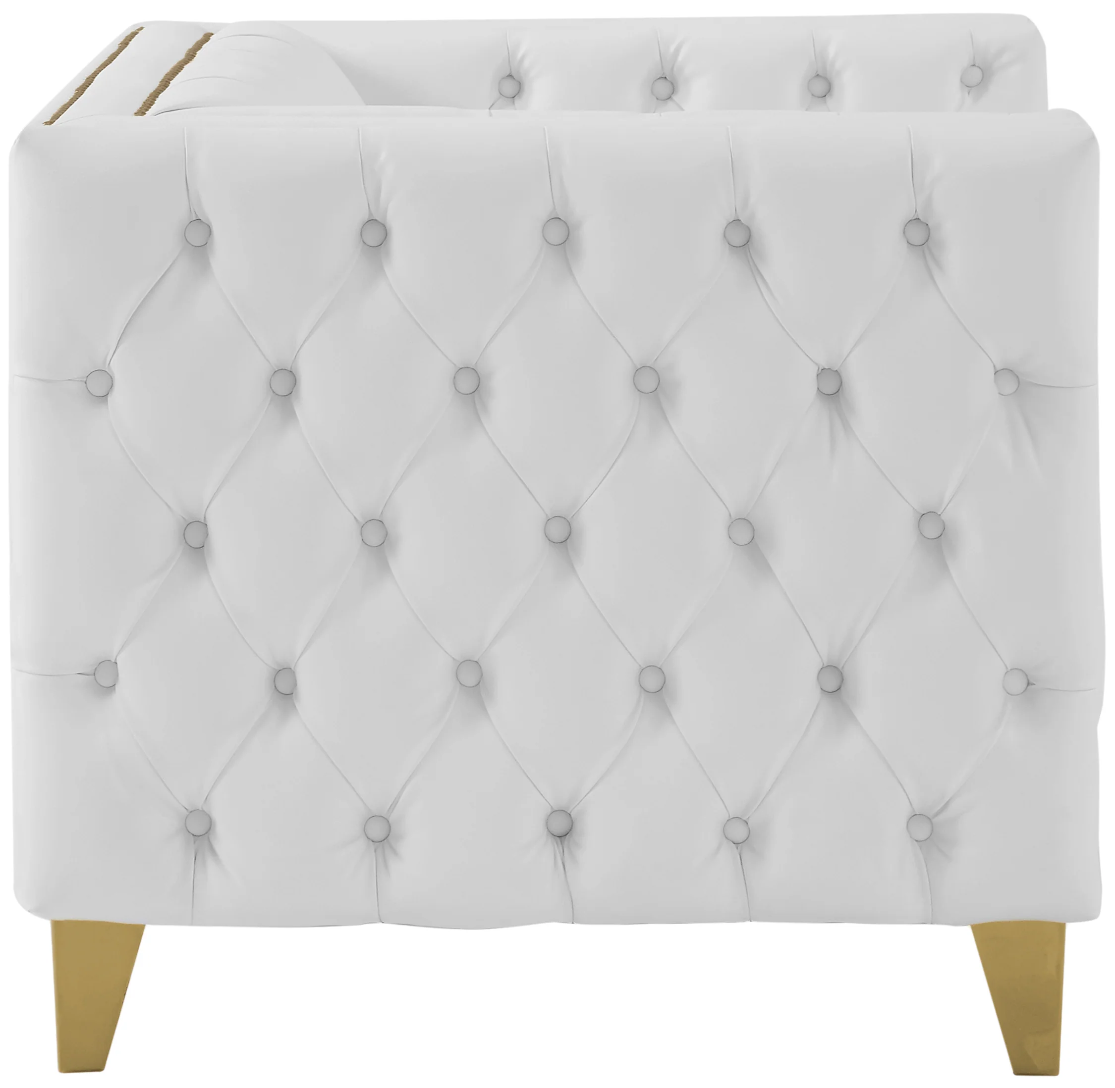 Michelle Vegan Leather Upholstered Chair - Image 8