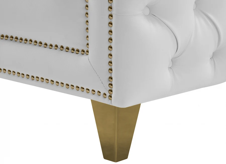 Michelle Vegan Leather Upholstered Chair - Image 9