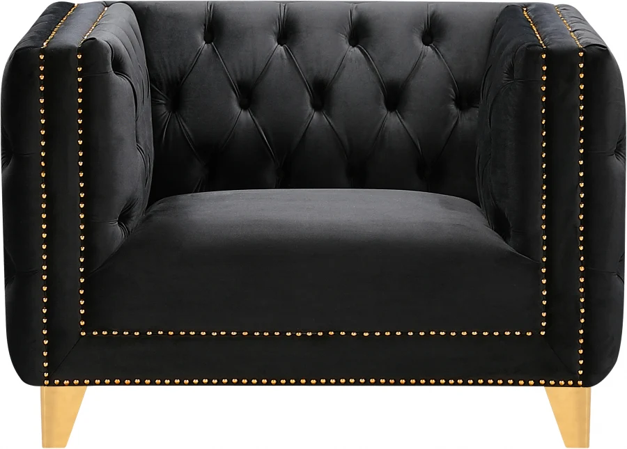 Michelle Velvet Upholstered Chair - Image 3