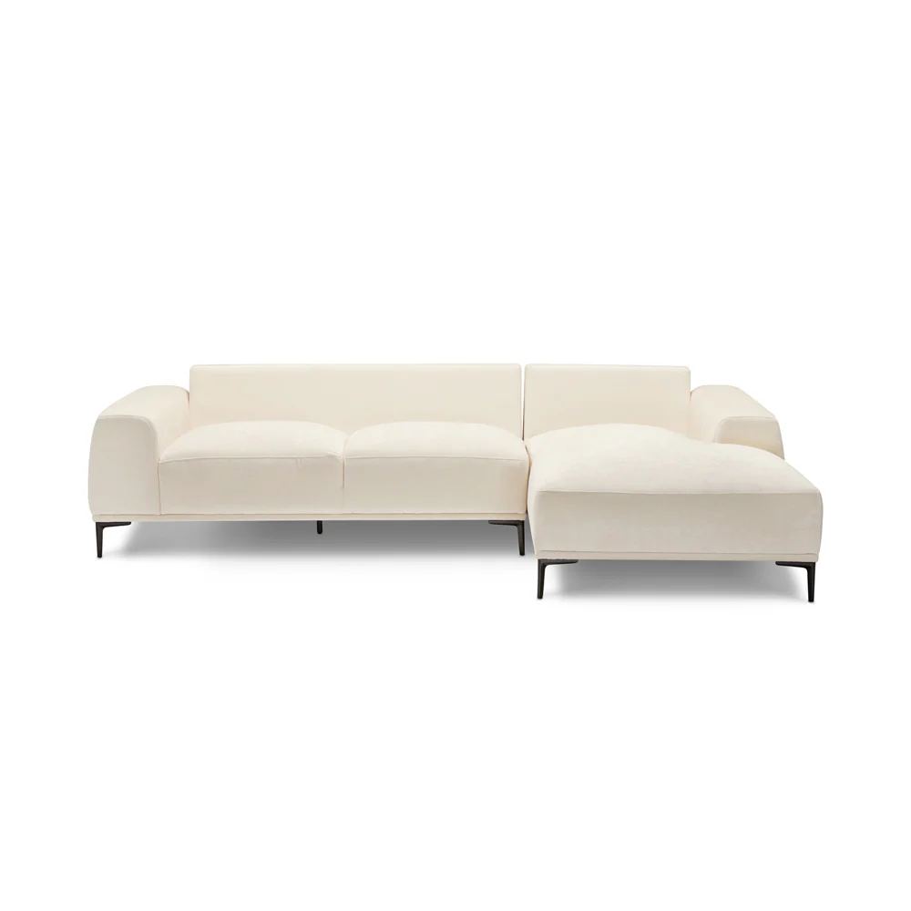 Middleton Sectional Sofa: Beige Linen - Image 6