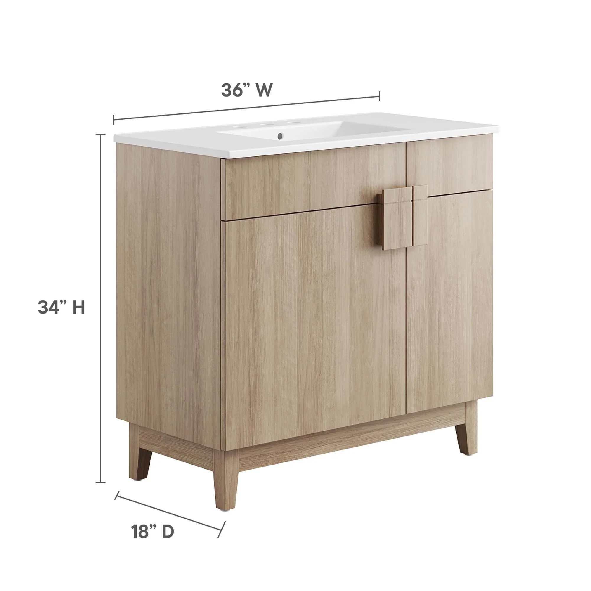 Miles Bathroom Vanity Basin Included - Image 59