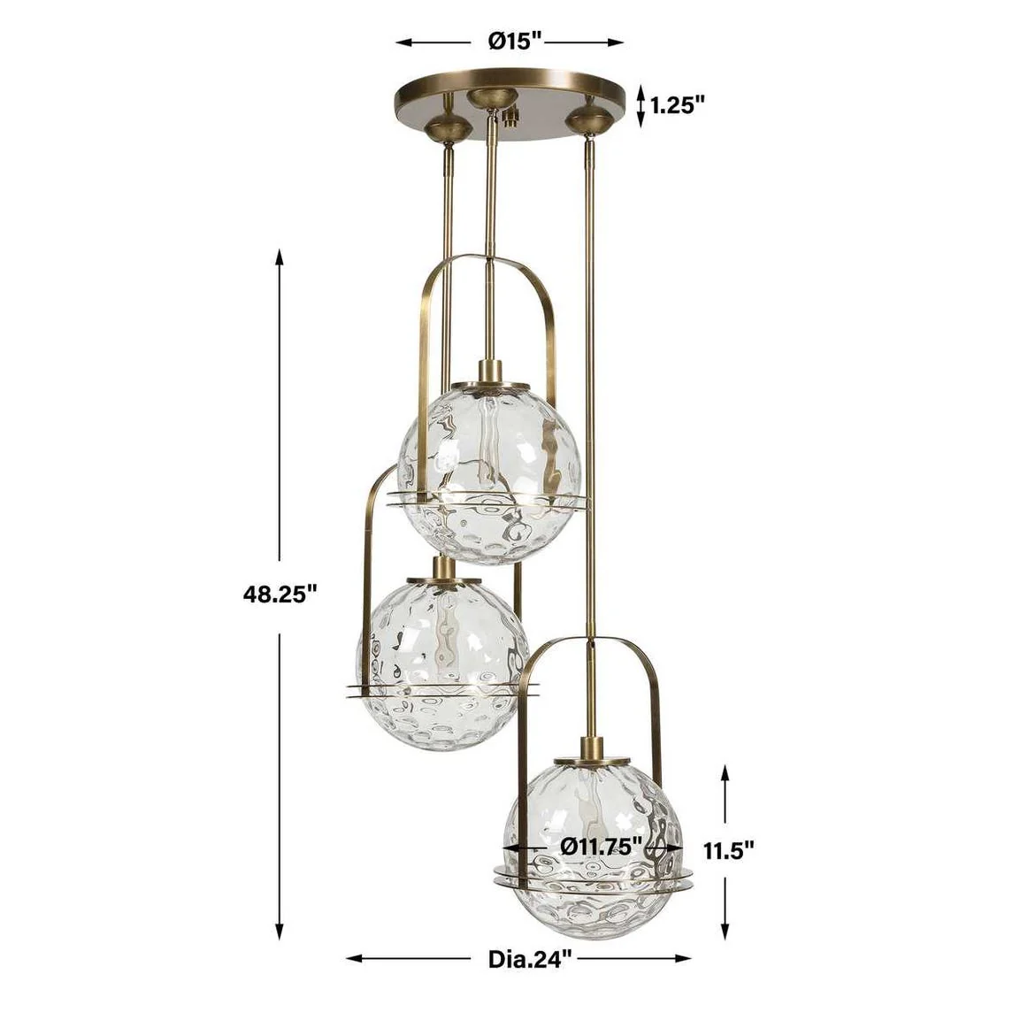 Mimas, 1 Lt Pendant - Image 17