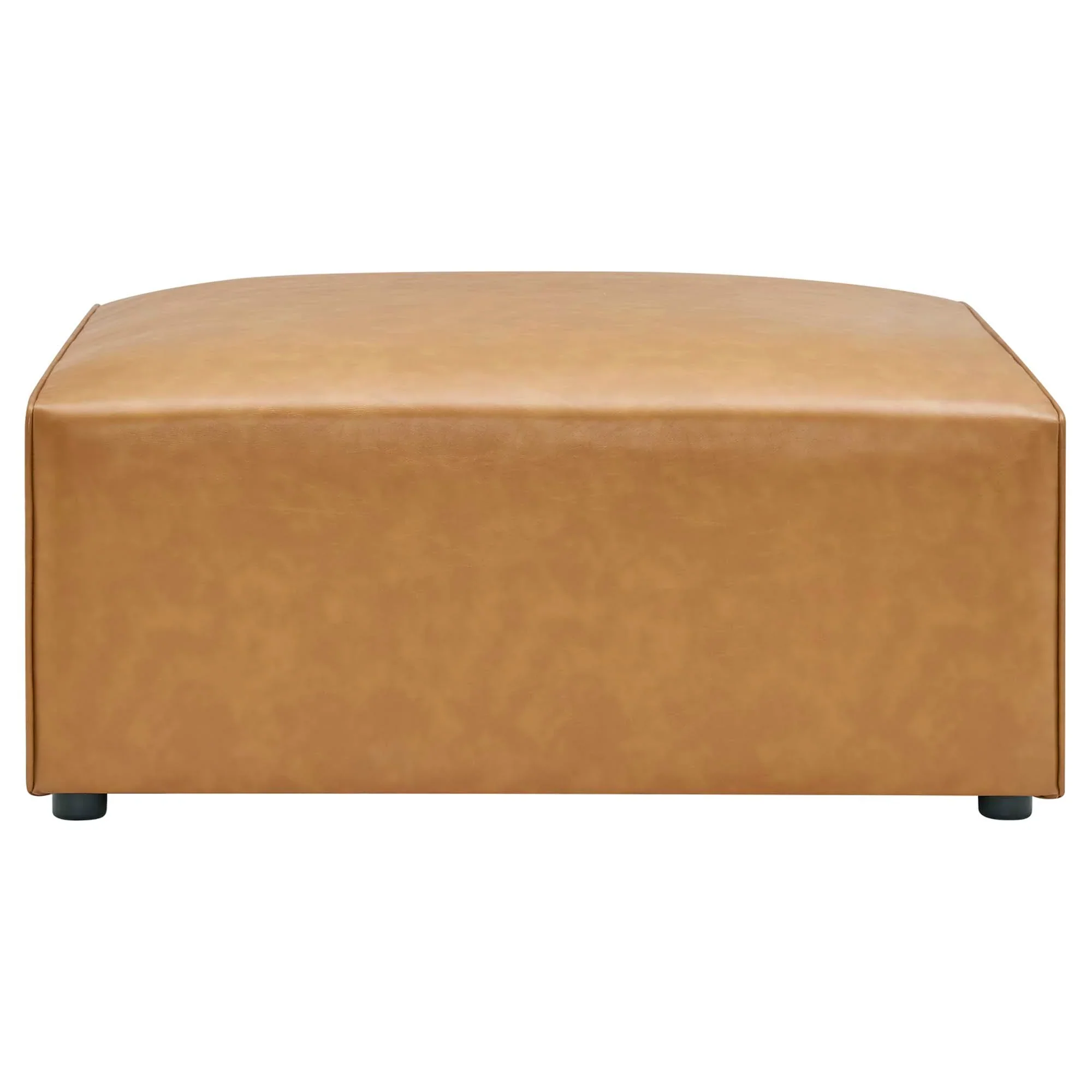Mingle Vegan Leather 4-Piece Sofa and 2 Ottomans Set - Image 11