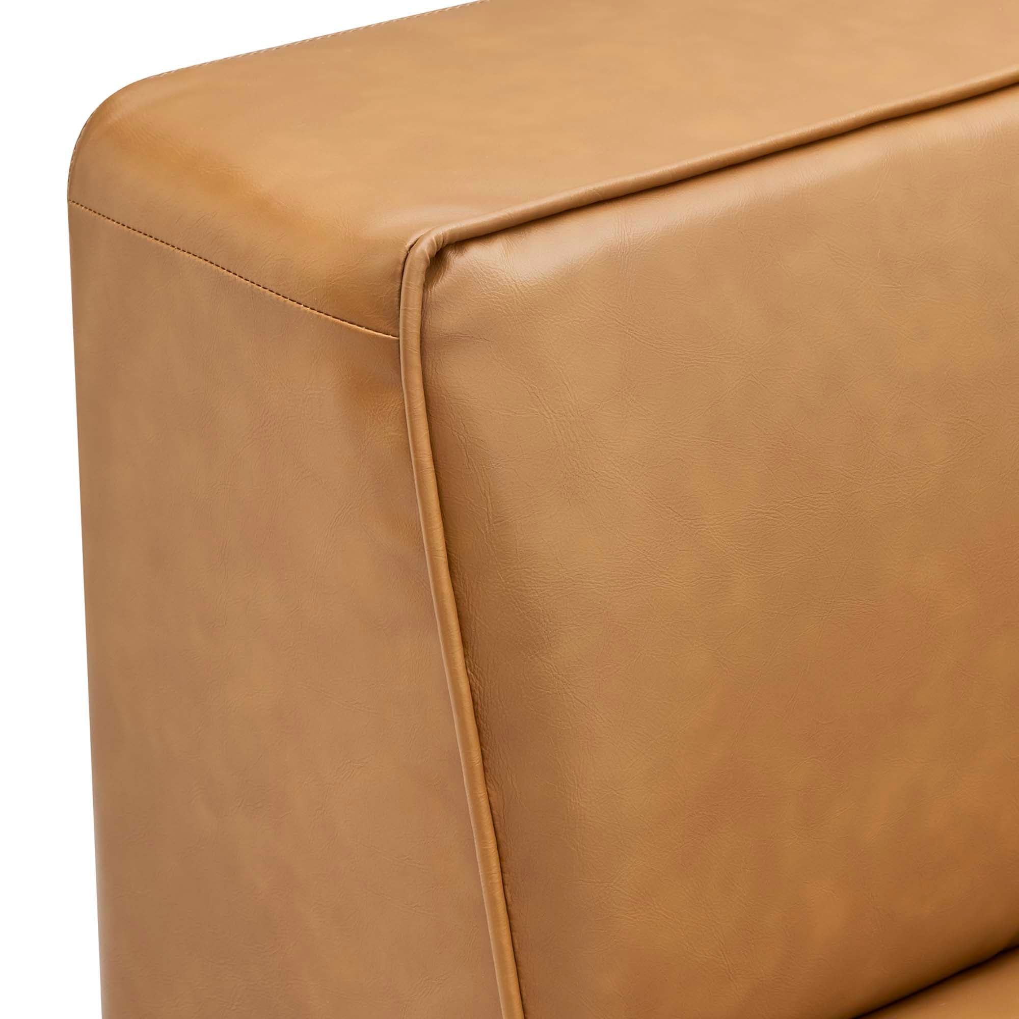 Mingle Vegan Leather 7-Piece Sectional Sofa - Image 11