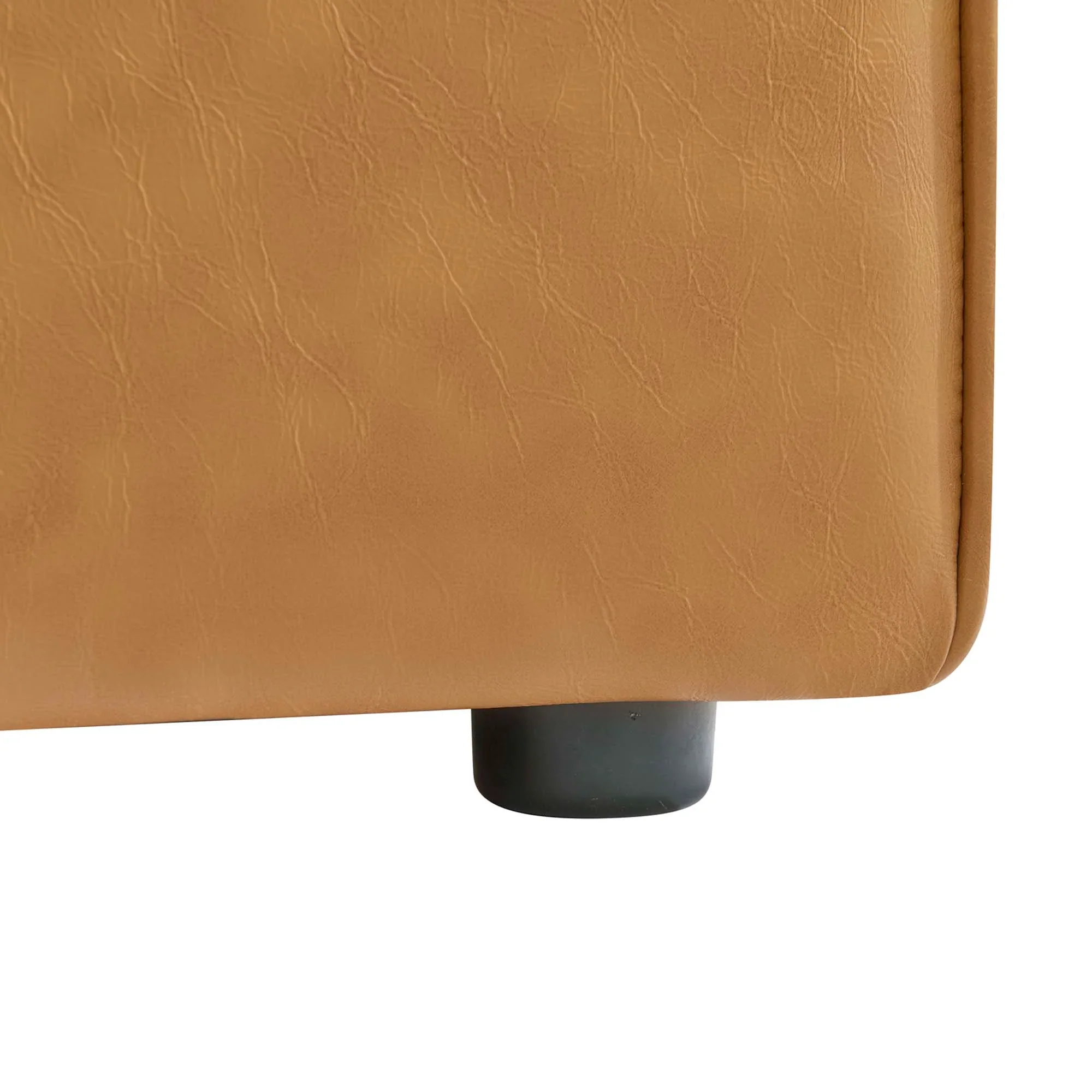 Mingle Vegan Leather Armless Chair - Image 13