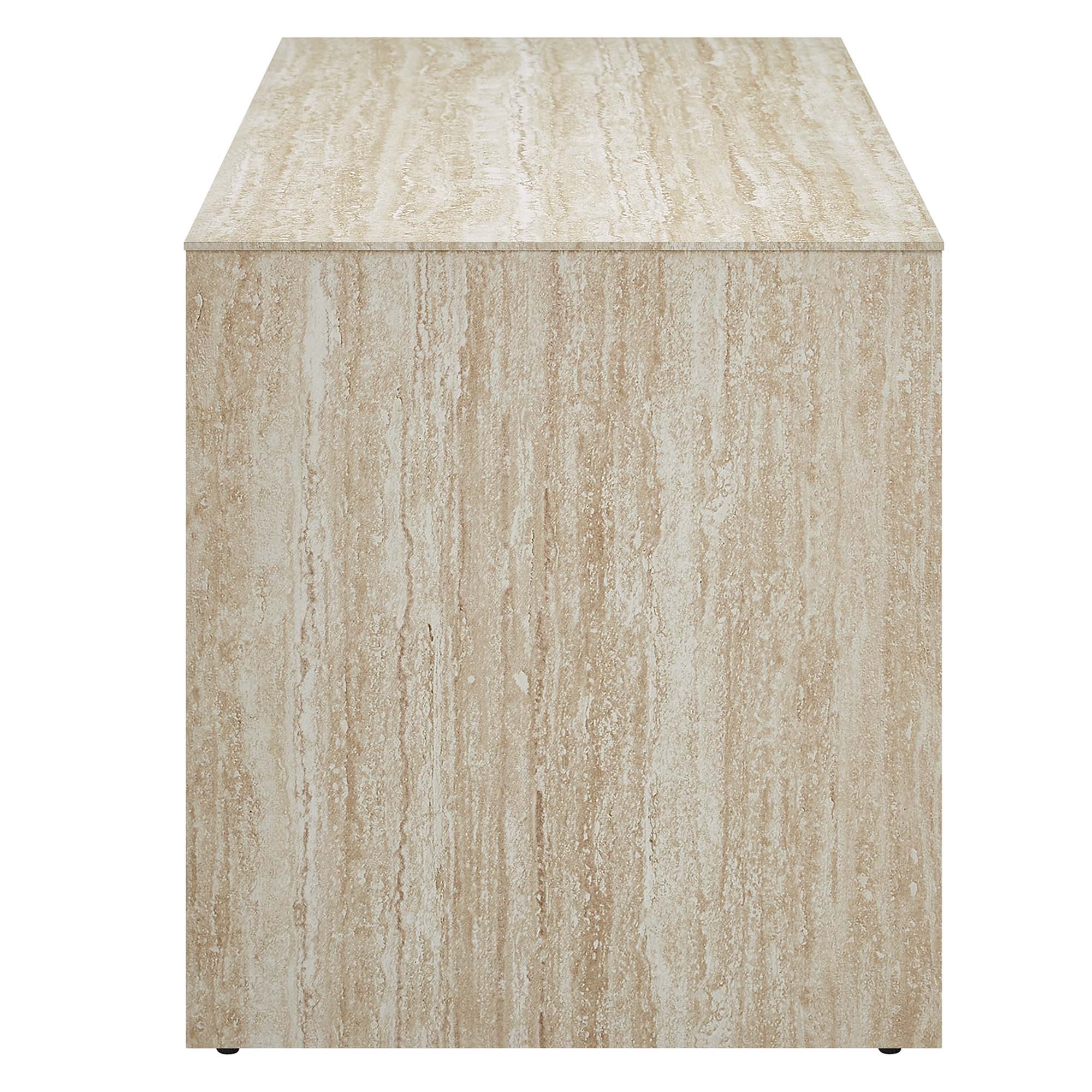Mirella Faux Travertine Bench - Image 5