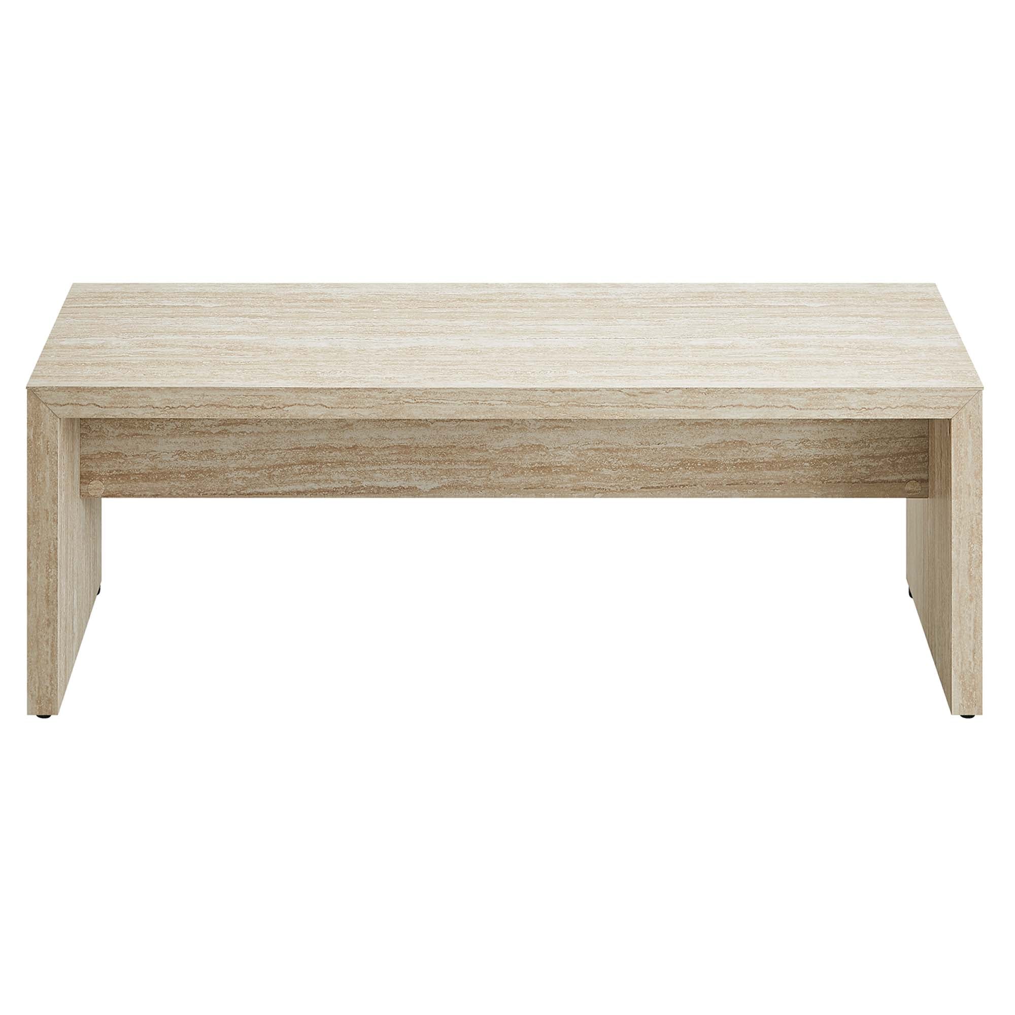 Mirella Faux Travertine Bench - Image 6
