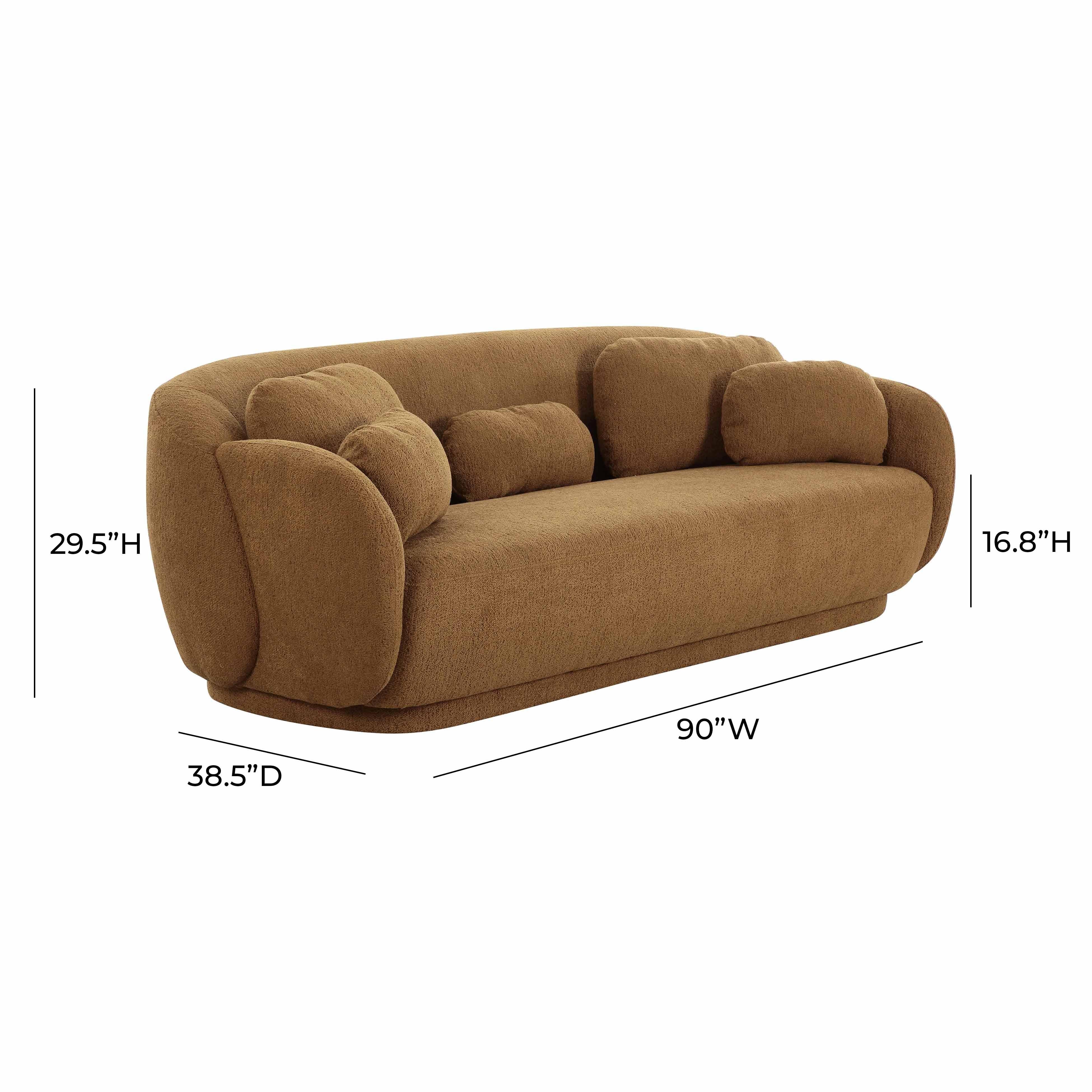 Misty 90" Performance Boucle Sofa - Image 12