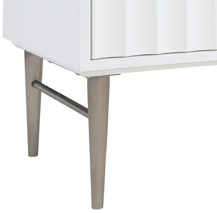 Modernist 48" Engineered Stone Top And Solid Wood Base Bathroom Vanity - Image 19
