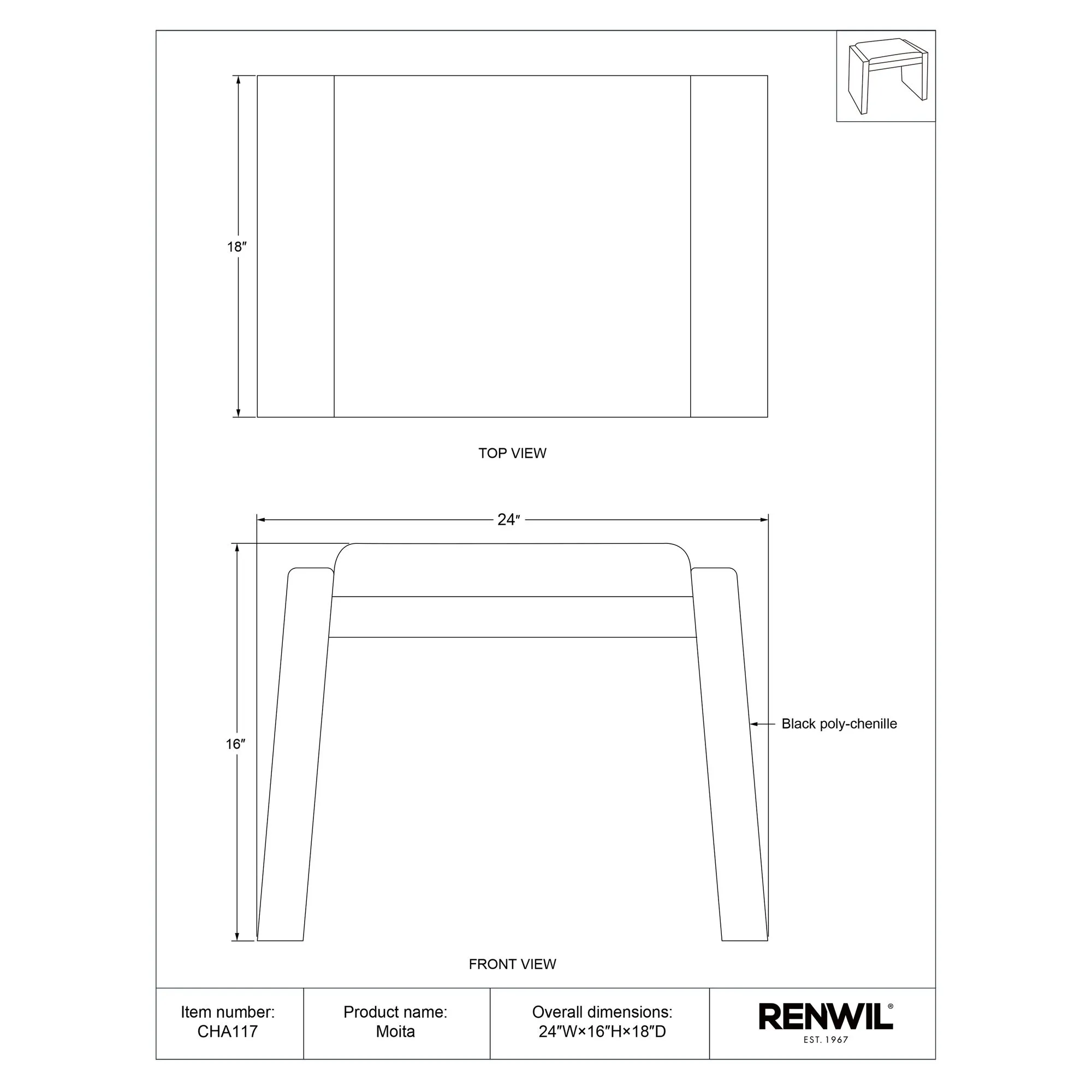 Moita Stool - Image 7
