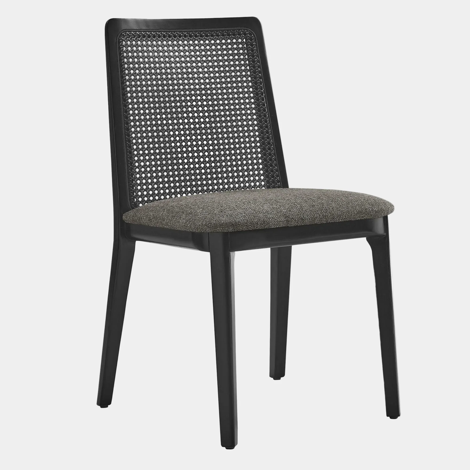 Monarch Wood and Rattan Dining Side Chair - Image 10