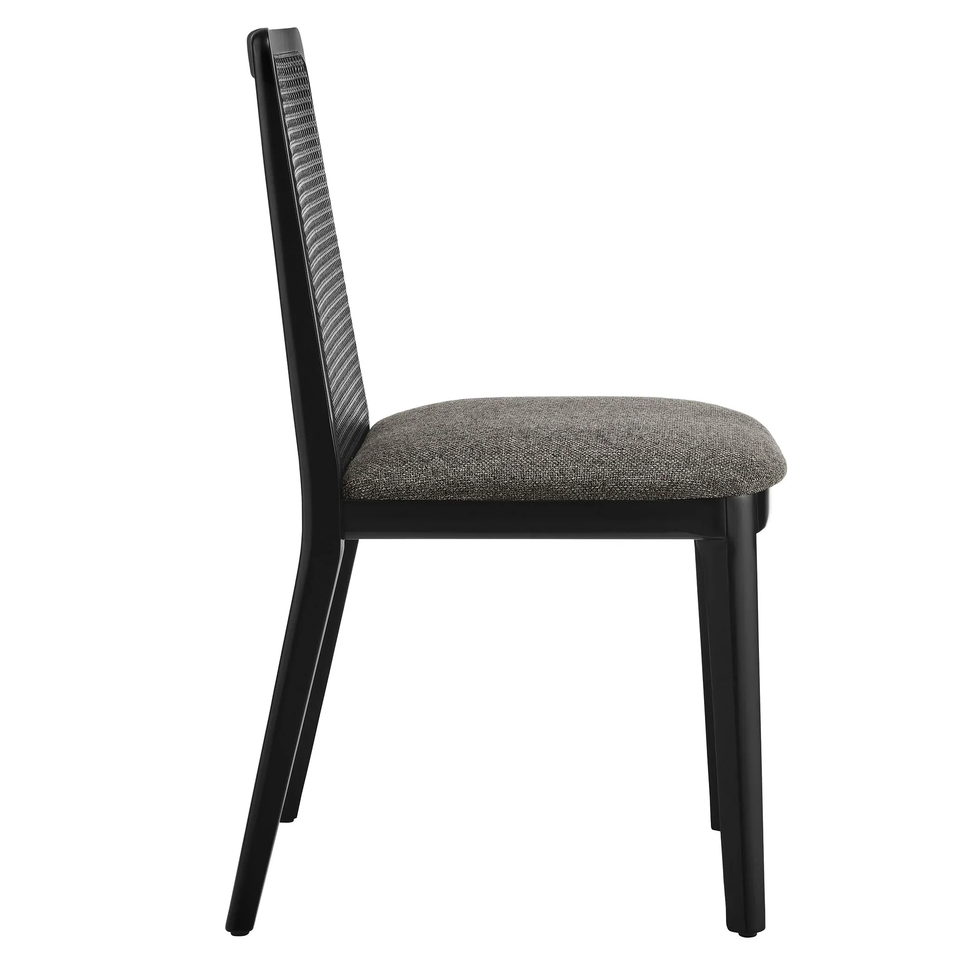 Monarch Wood and Rattan Dining Side Chair - Image 13
