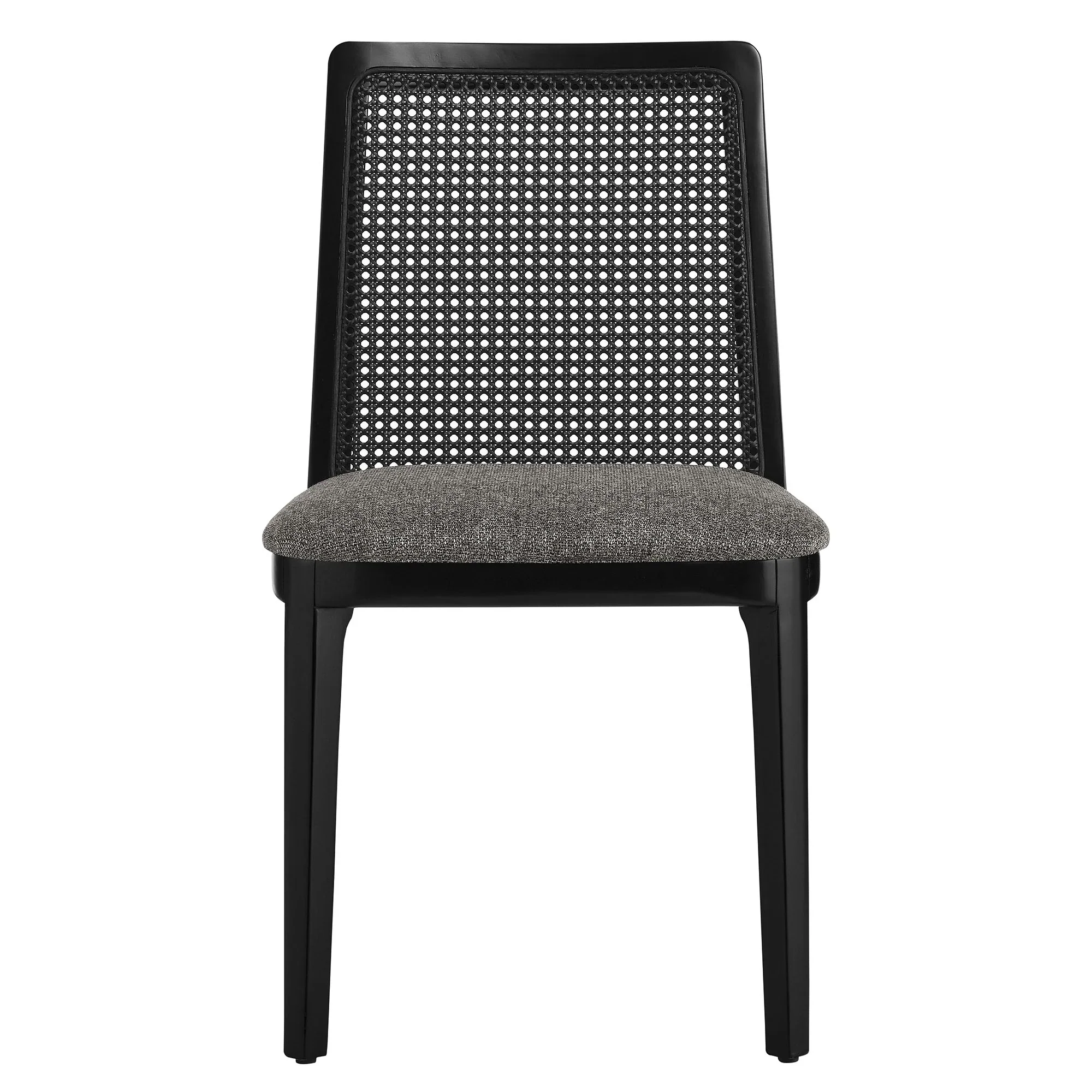 Monarch Wood and Rattan Dining Side Chair - Image 15