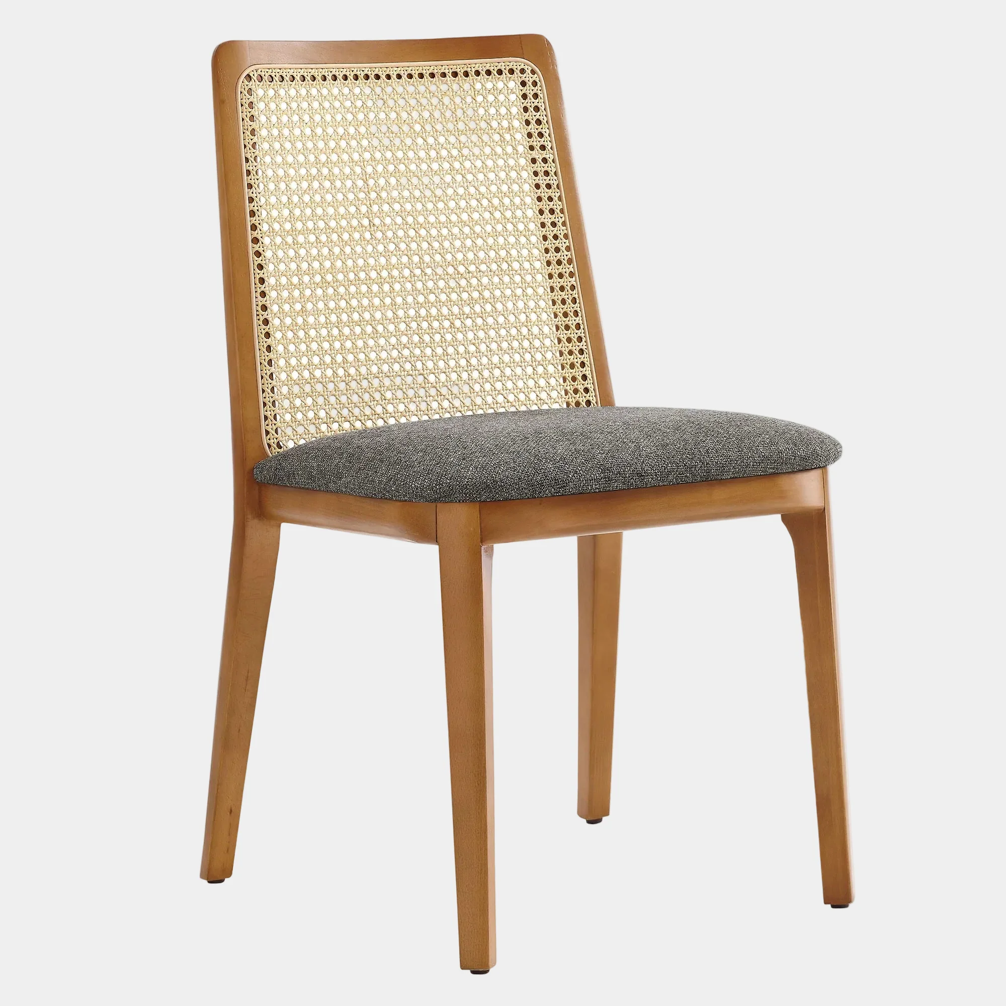 Monarch Wood and Rattan Dining Side Chair - Image 19