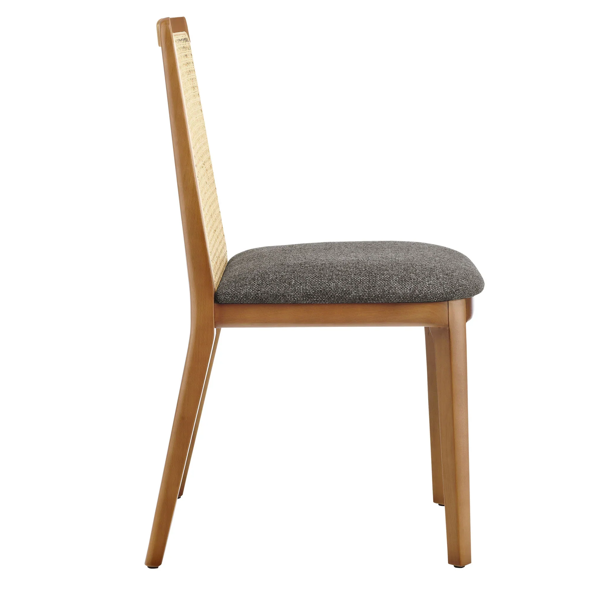 Monarch Wood and Rattan Dining Side Chair - Image 22