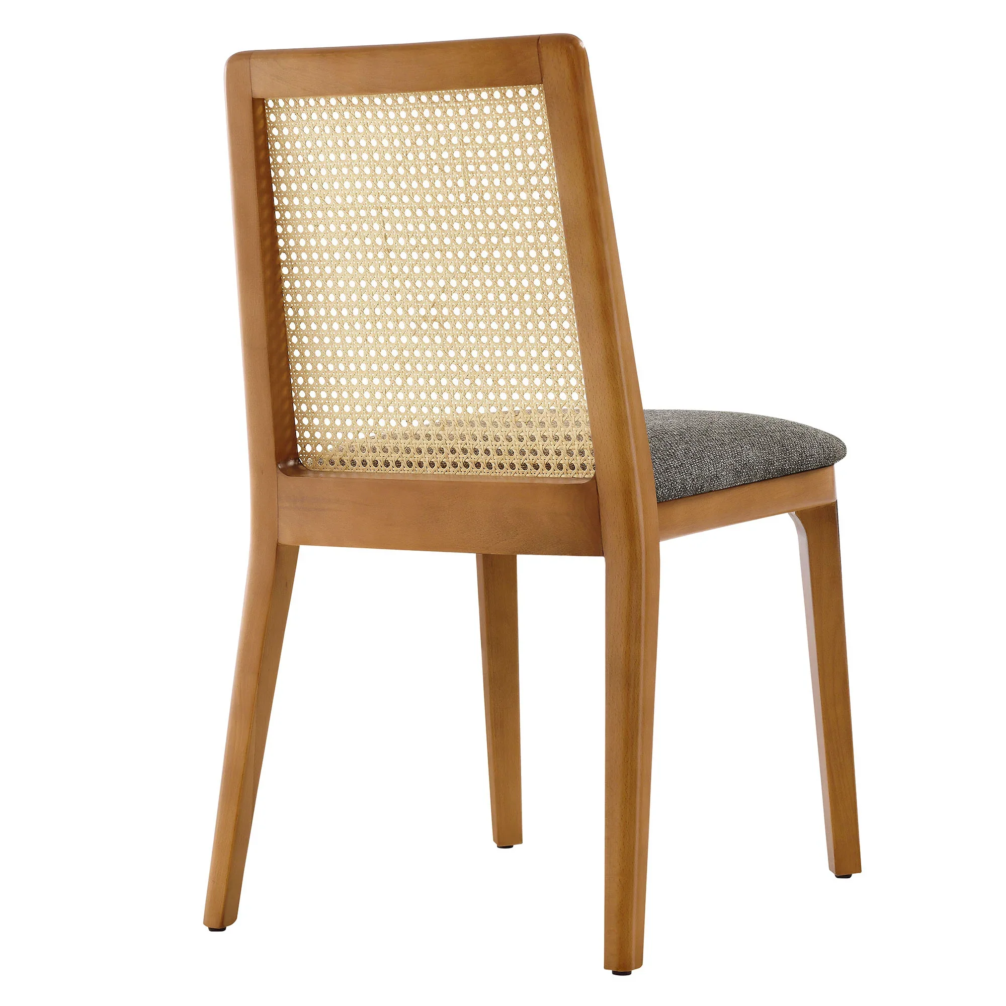Monarch Wood and Rattan Dining Side Chair - Image 23