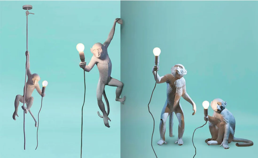 Monkey Sitting Table Lamp - Image 3