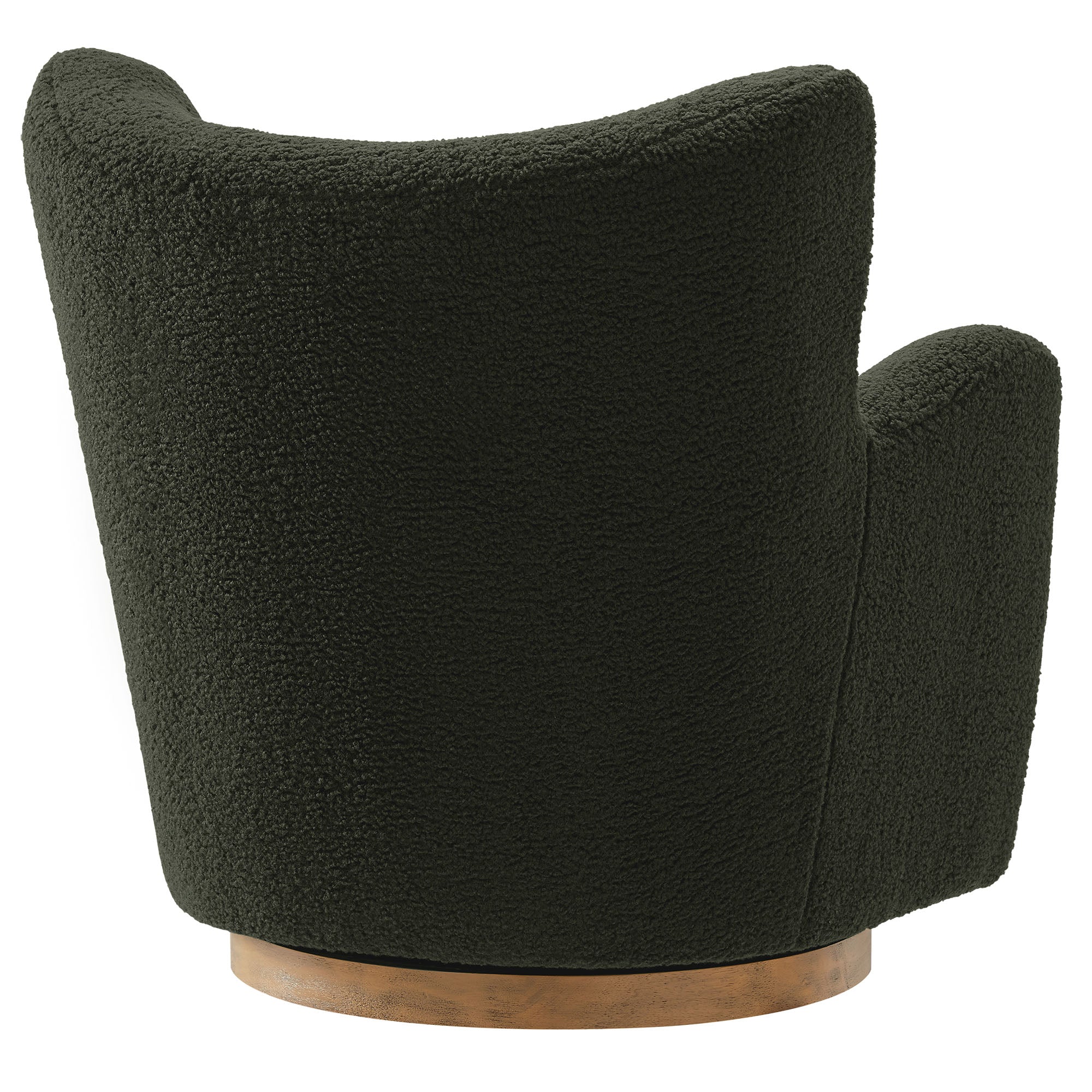 Montrose Wingback Sherpa Swivel Accent Chair - Image 15