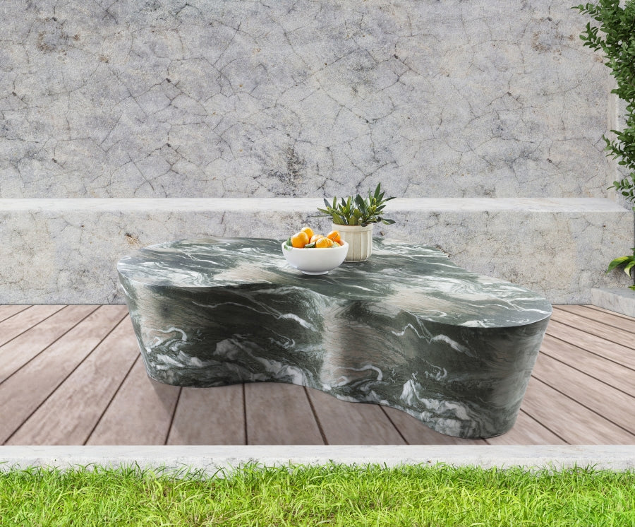 Monza Marble Finish Indoor/Outdoor Concrete Coffee Table - Image 20
