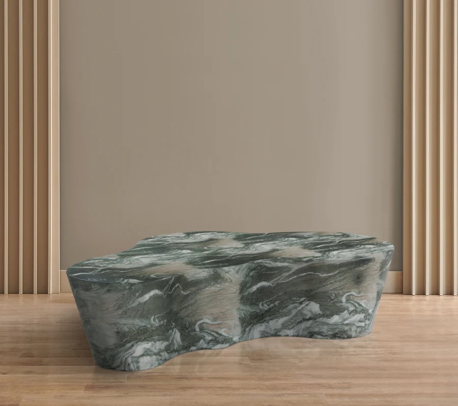 Monza Marble Finish Indoor/Outdoor Concrete Coffee Table - Image 21
