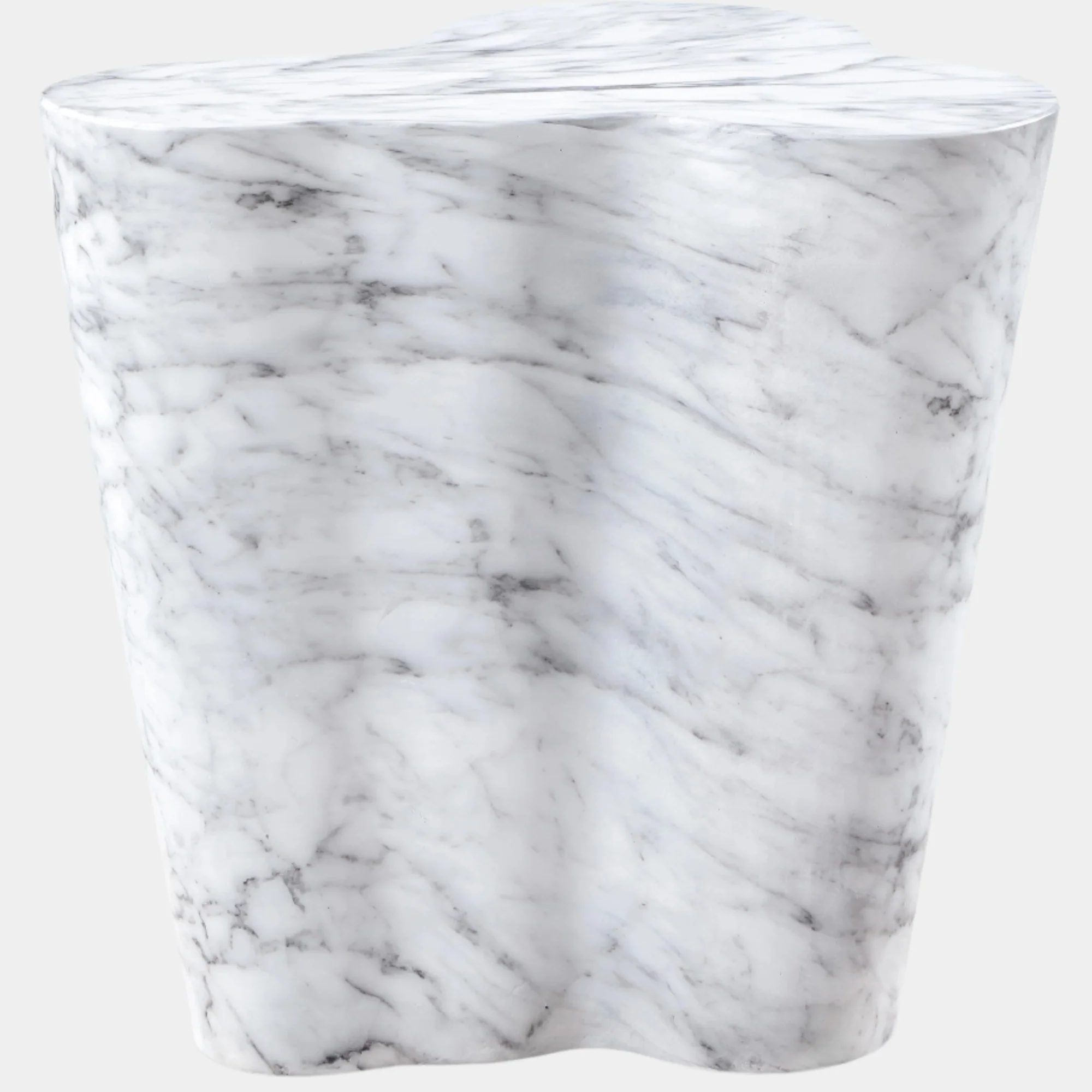Monza Marble Finish Indoor / Outdoor Concrete End / Side Table - Image 10