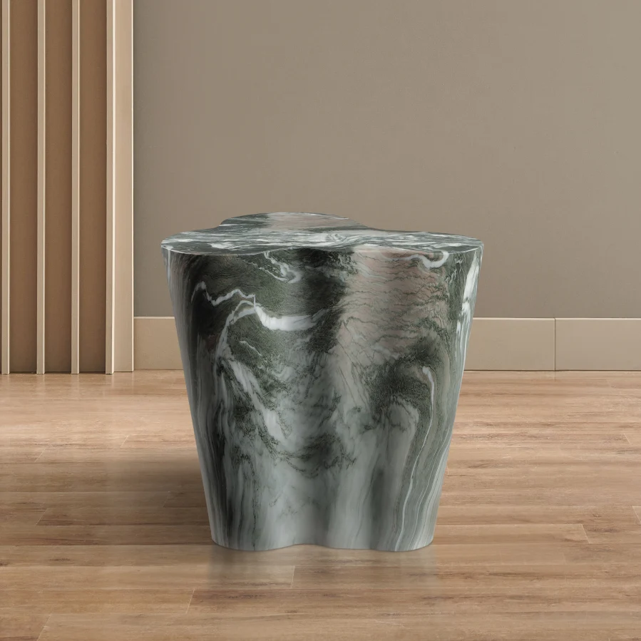 Monza Marble Finish Indoor / Outdoor Concrete End / Side Table - Image 21