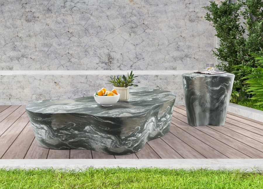 Monza Marble Finish Indoor / Outdoor Concrete End / Side Table - Image 25