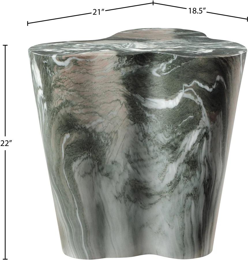 Monza Marble Finish Indoor / Outdoor Concrete End / Side Table - Image 26