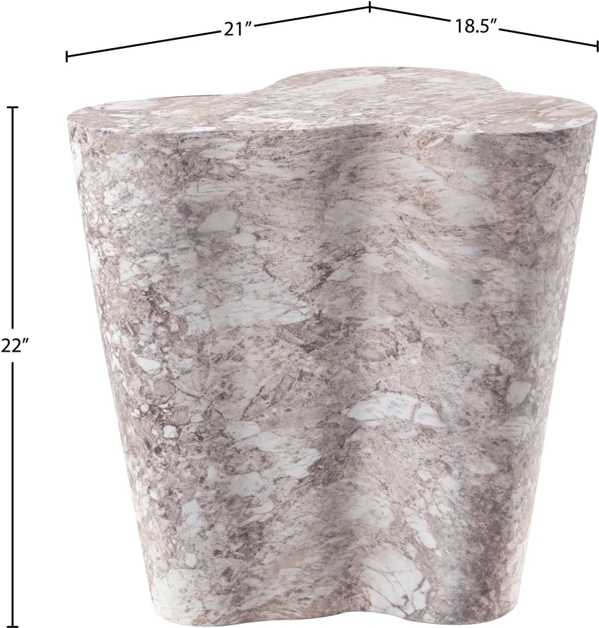 Monza Marble Finish Indoor / Outdoor Concrete End / Side Table - Image 35
