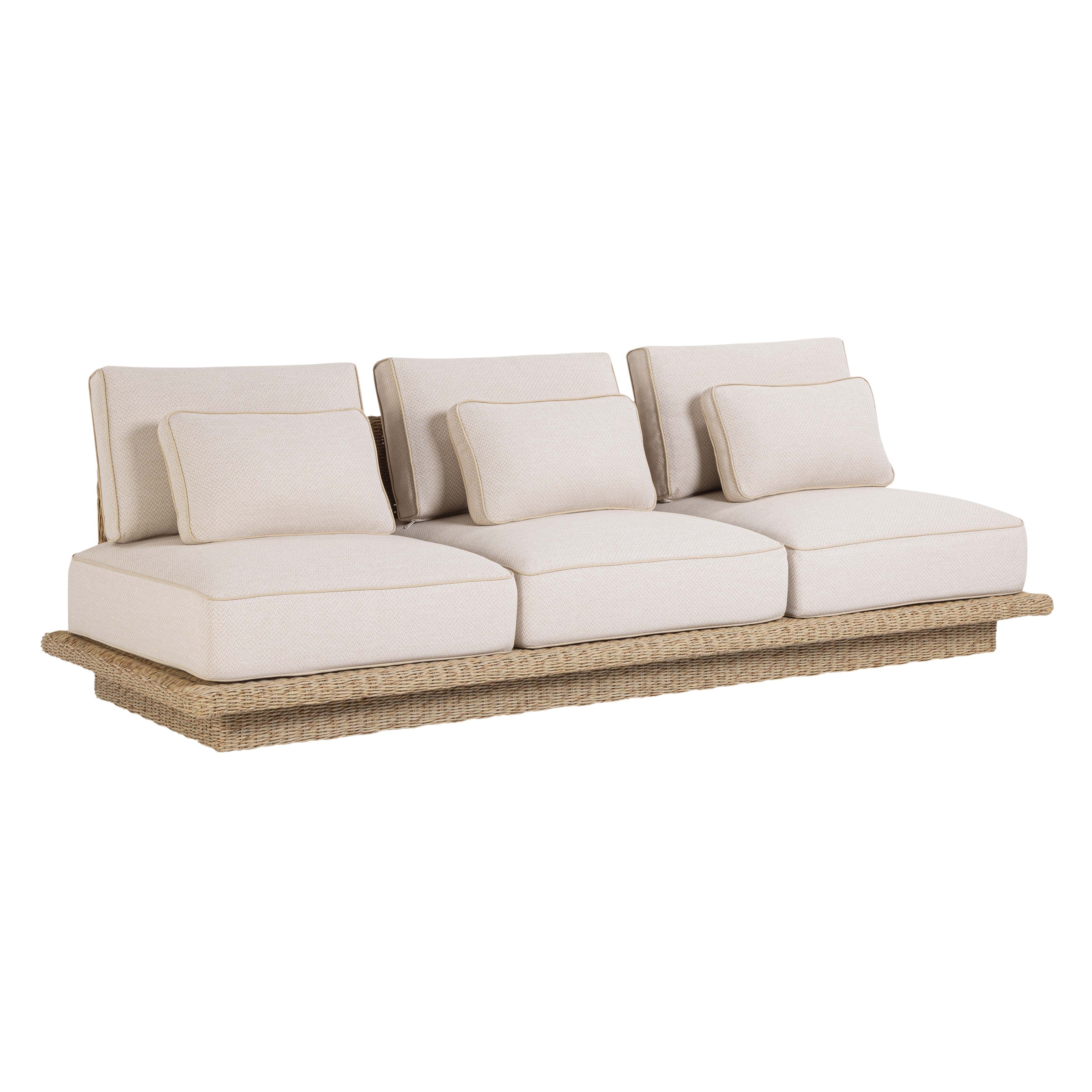 Mora Cream Outdoor Sofa - Image 3