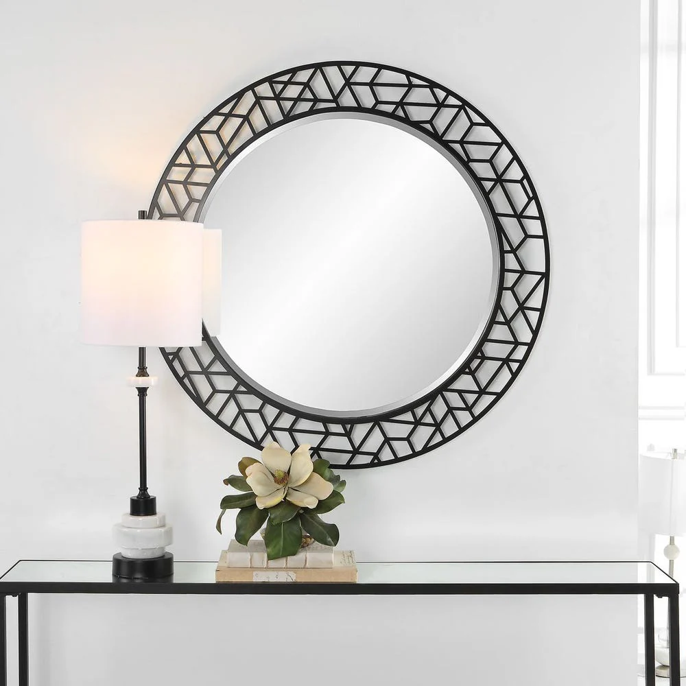 Mosaic Round Mirror - Image 2