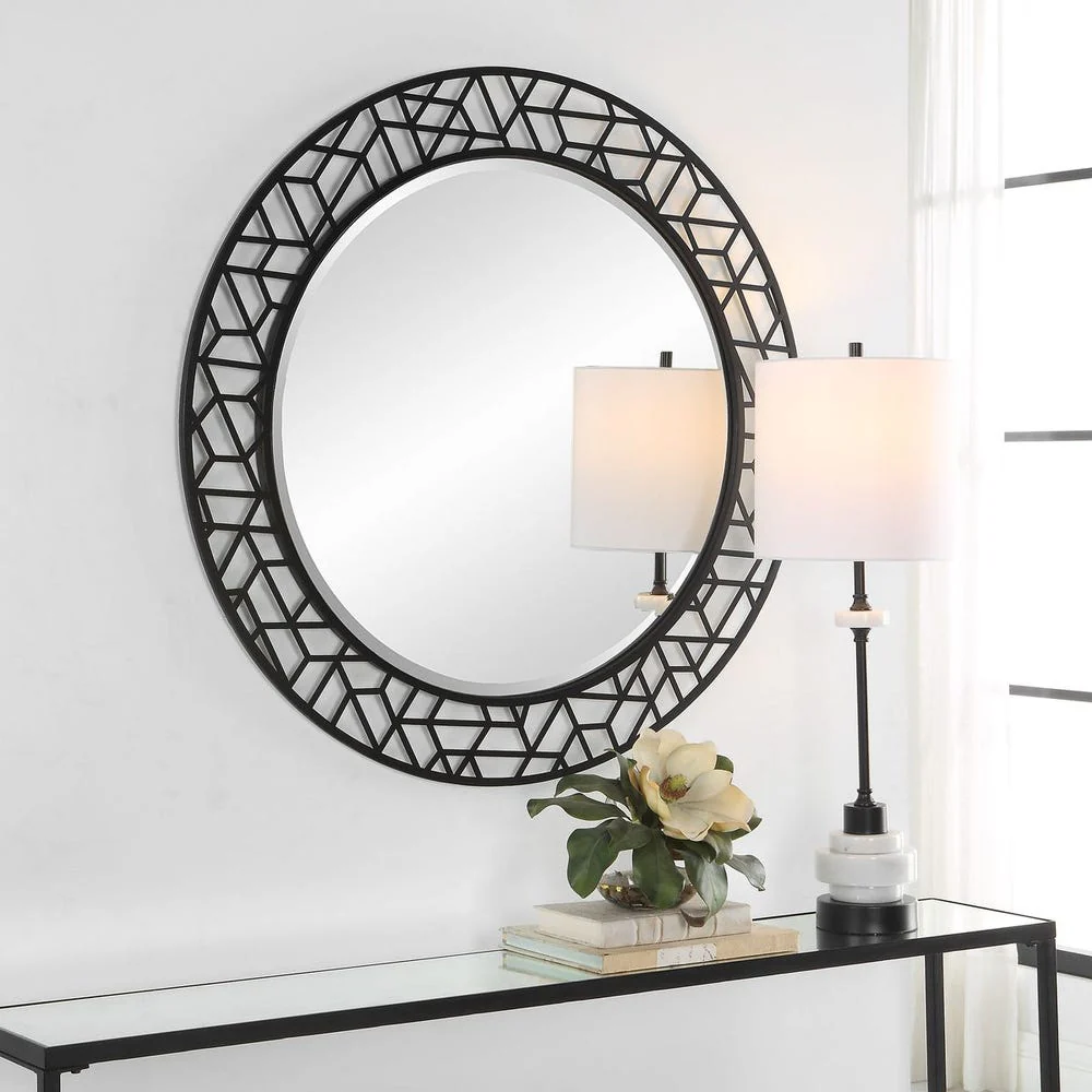 Mosaic Round Mirror - Image 5