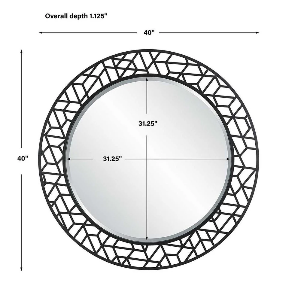 Mosaic Round Mirror - Image 6