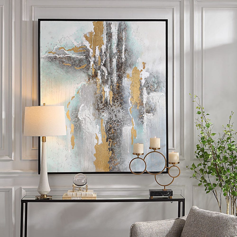 Mountain Mist Hand Painted Canvas - Image 2