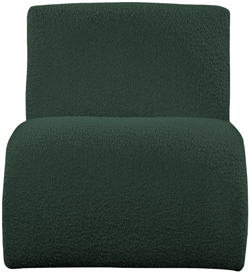 Mulberry Boucle Fabric Upholstered Accent Chair - Image 32
