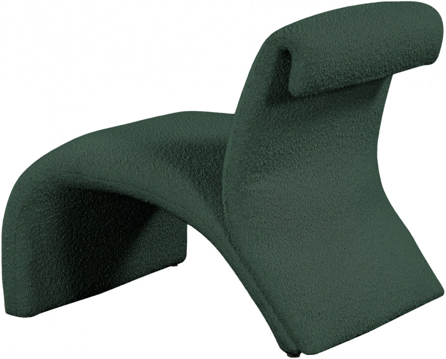 Mulberry Boucle Fabric Upholstered Accent Chair - Image 34