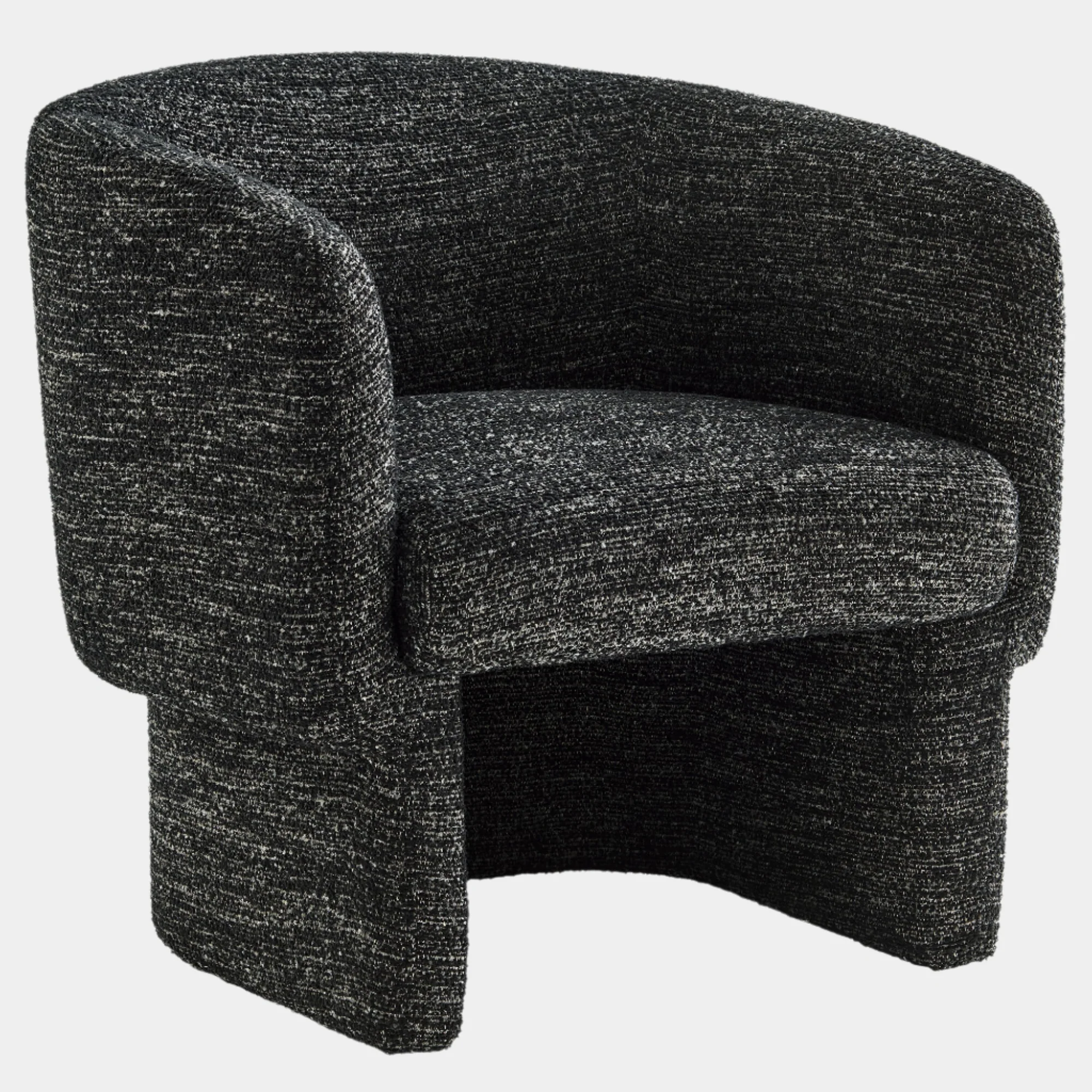 Muse Boucle Fabric Barrel Accent Chair - Image 10