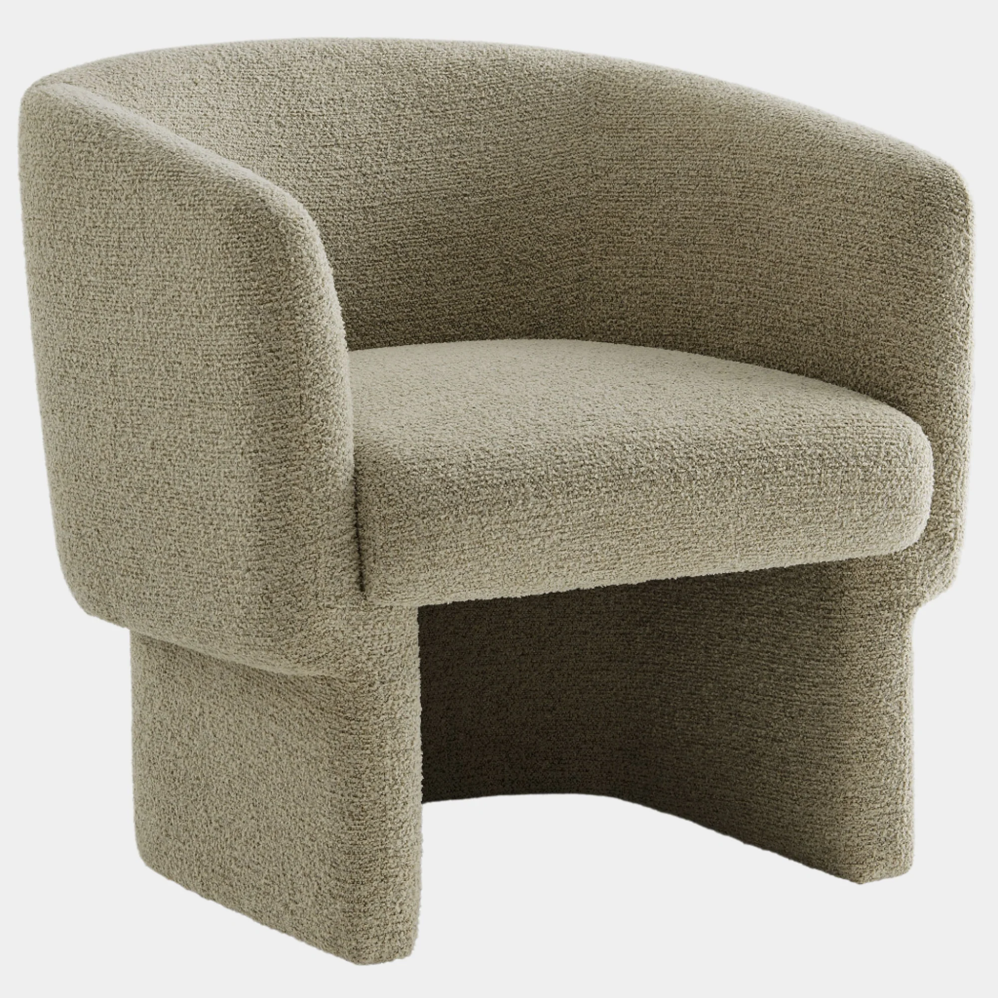 Muse Boucle Fabric Barrel Accent Chair - Image 19