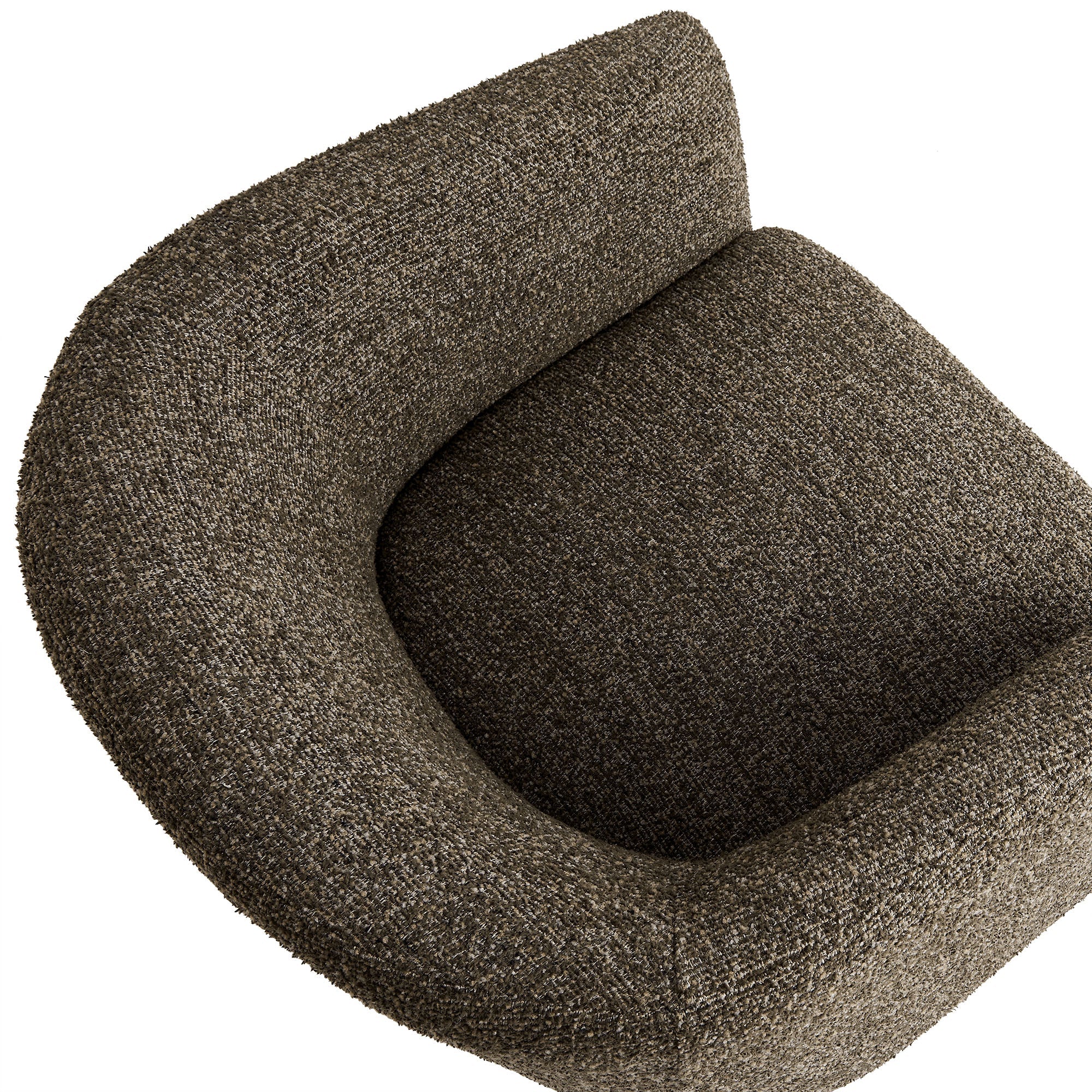 Muse Boucle Fabric Barrel Accent Chair - Image 6