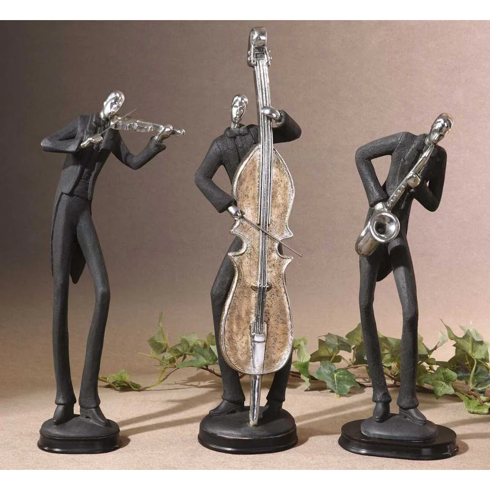 Musicians Figurines, S/3 - Image 2