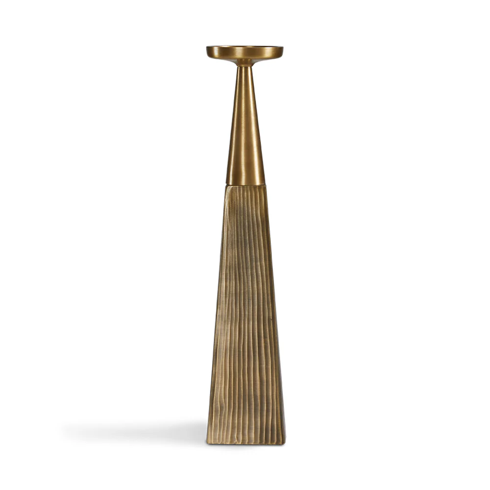 Mya pillar holders Antique Brass (set of 3) - Image 3