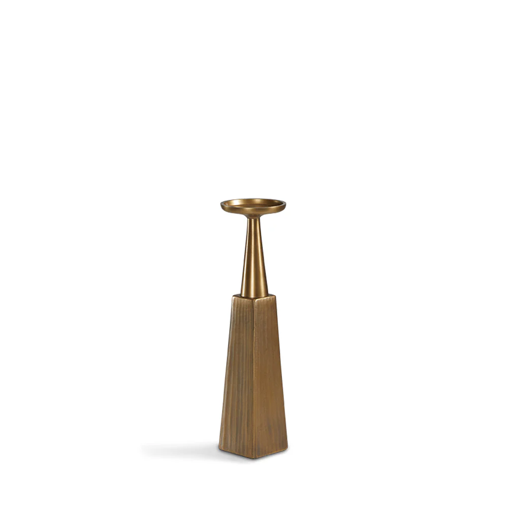 Mya pillar holders Antique Brass (set of 3) - Image 8