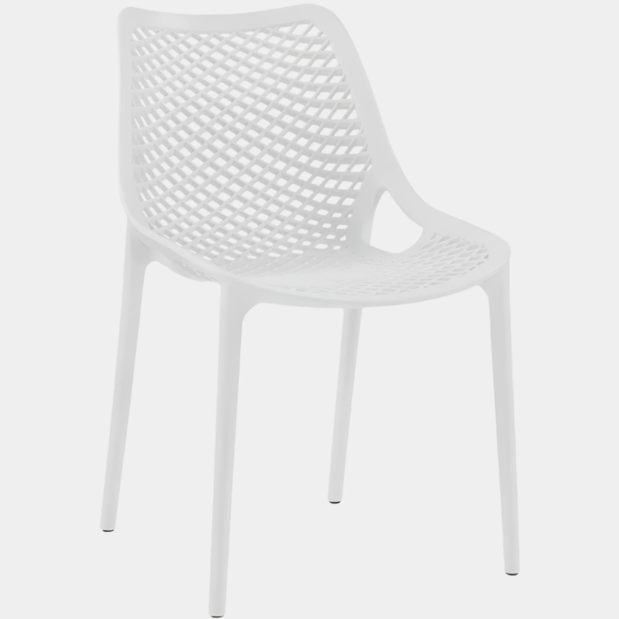 Mykonos Plastic Outdoor Patio Dining Chair - Image 19