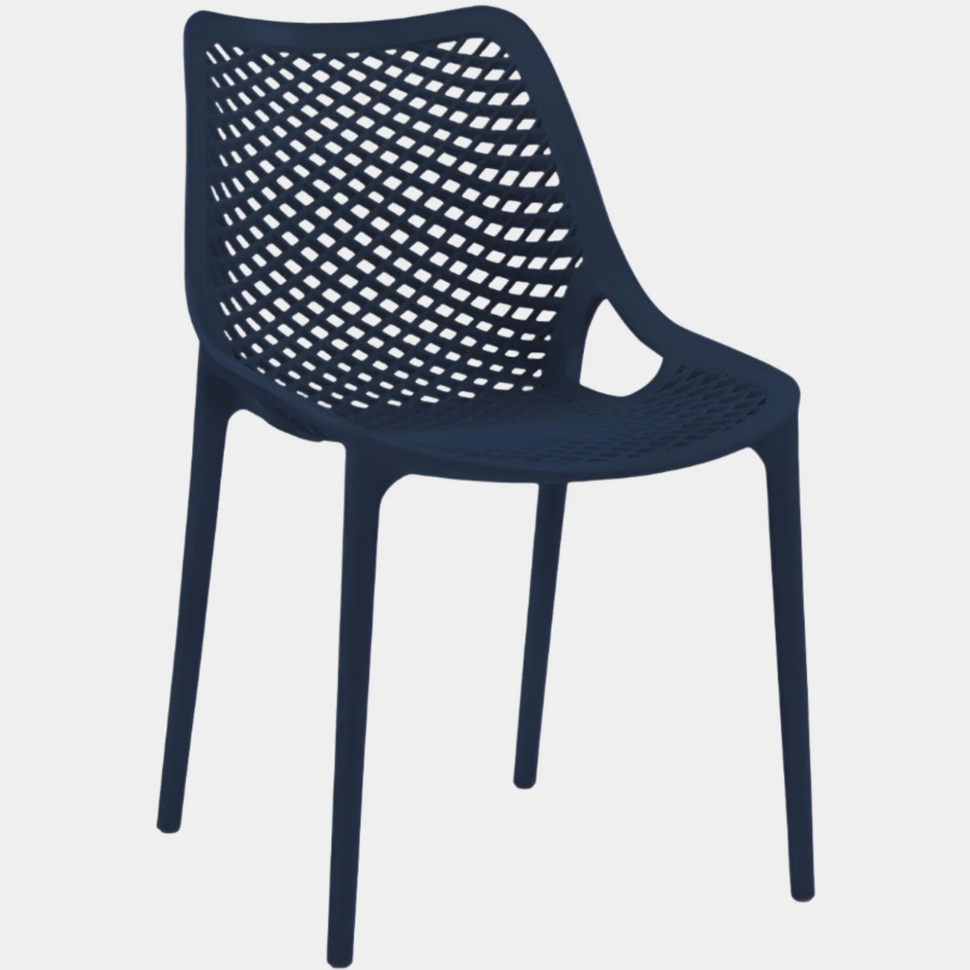 Mykonos Plastic Outdoor Patio Dining Chair - Image 28