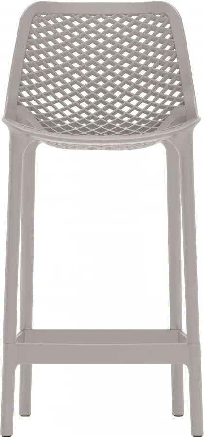 Mykonos Plastic Outdoor Patio Stools - Set of 4 - Image 13