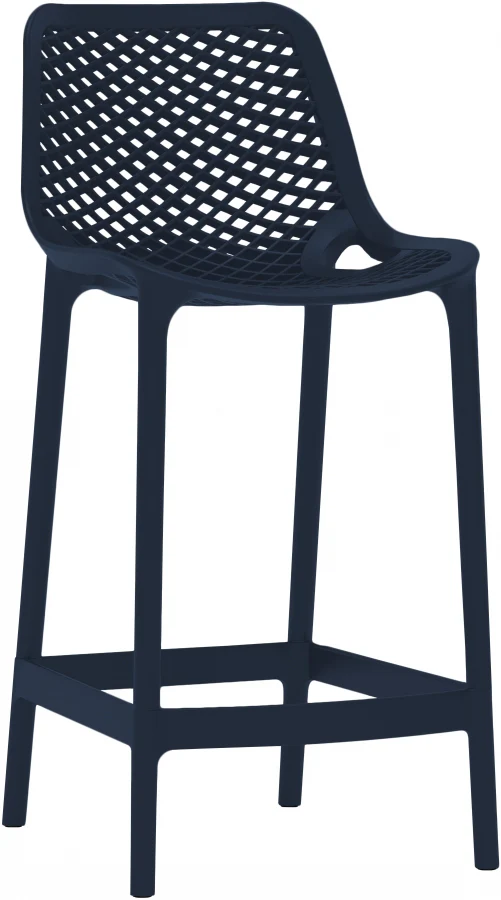 Mykonos Plastic Outdoor Patio Stools - Set of 4 - Image 26