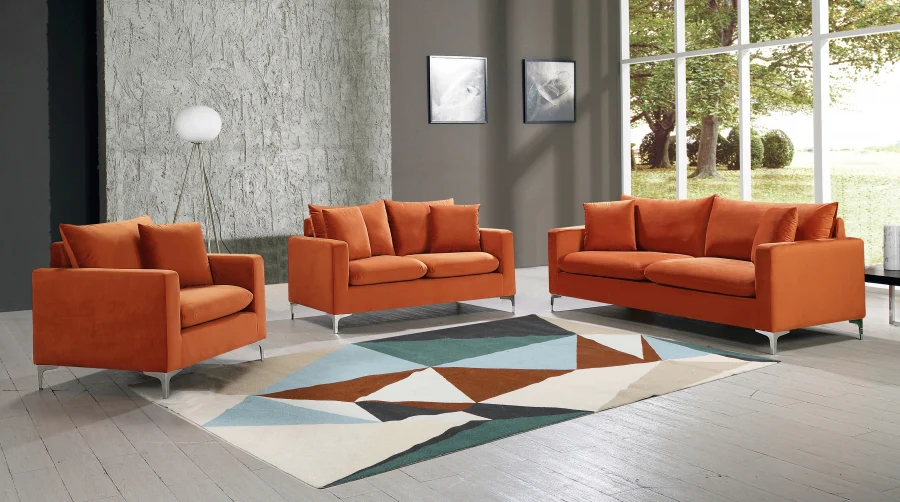 Naomi Velvet Upholstered Chair - Image 50