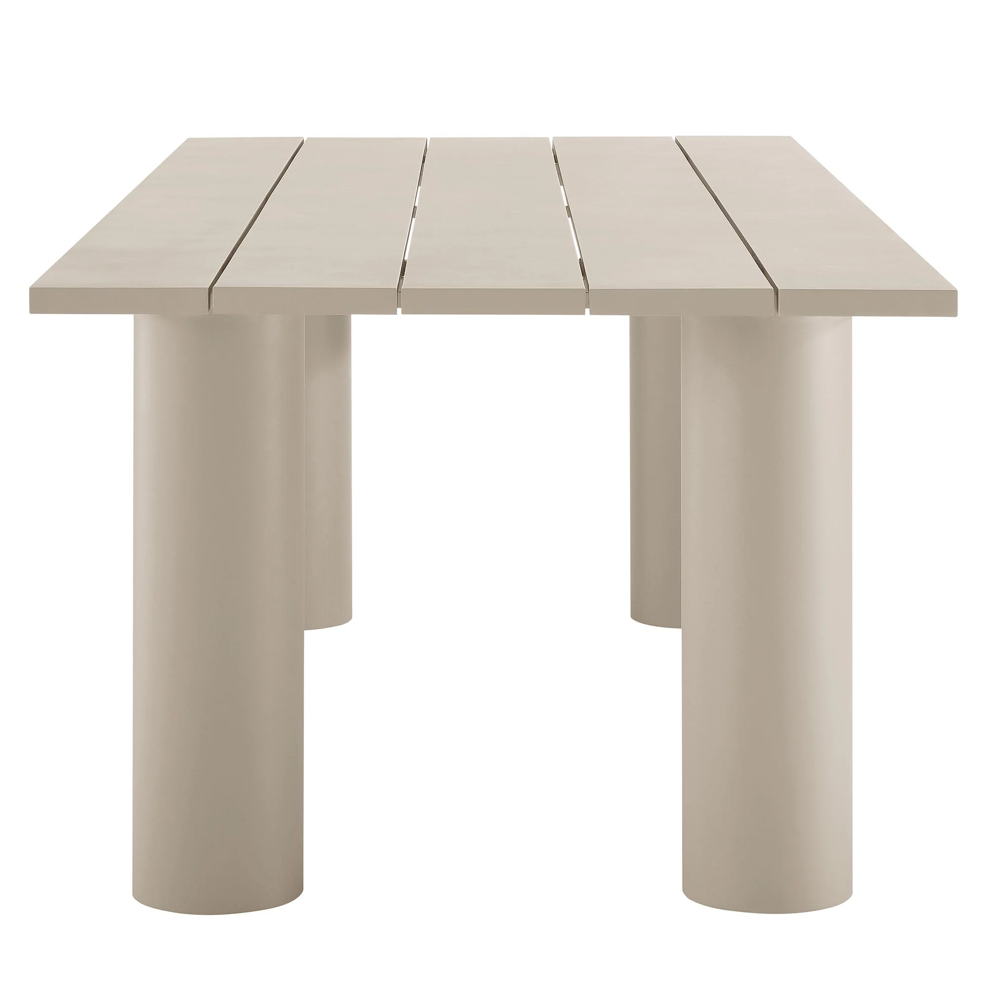 Nautica 7-Piece Rectangular Outdoor Patio Aluminum Dining Table and Chairs Set - Image 10